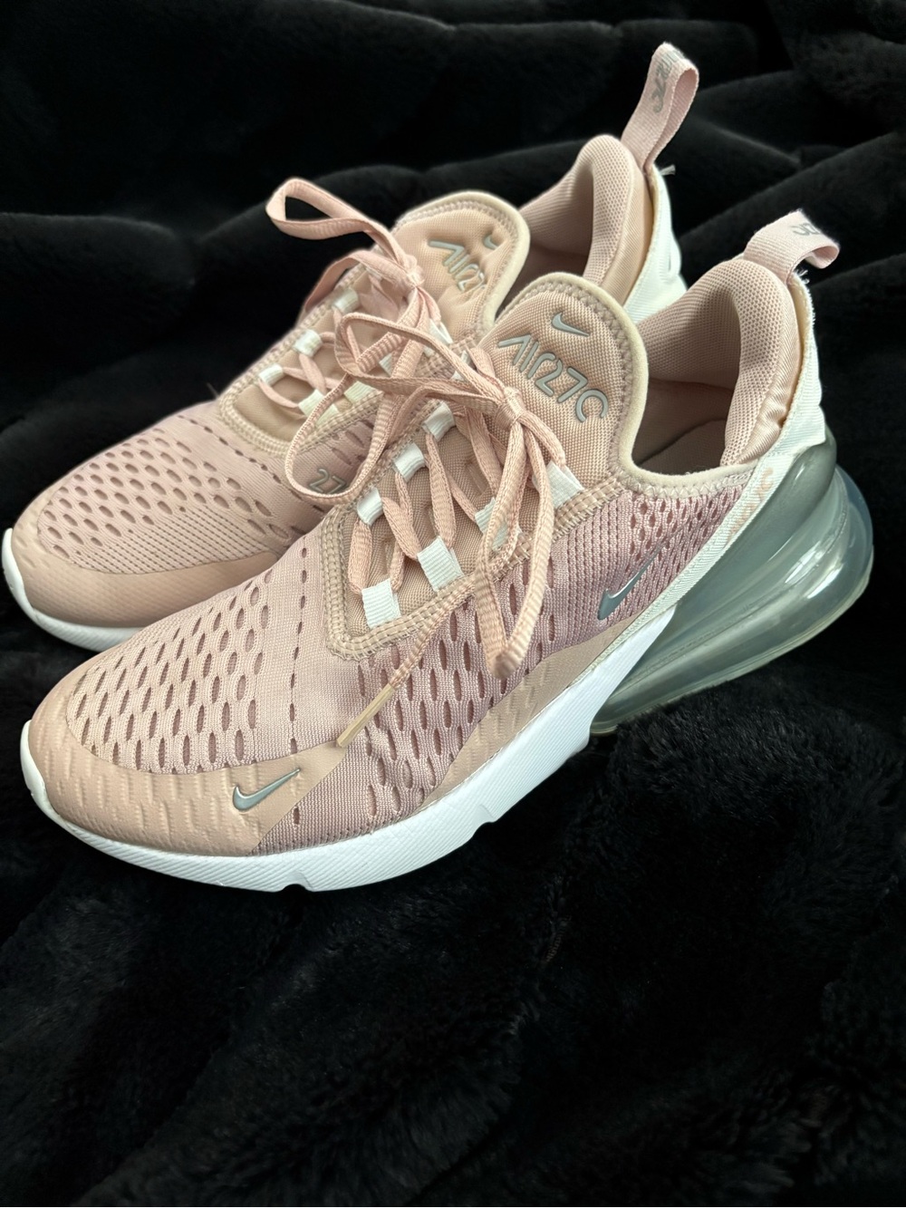 Nike Women’s Air Max 270 Sneakers Tennis Running Shoes - Blush Pink Oxford